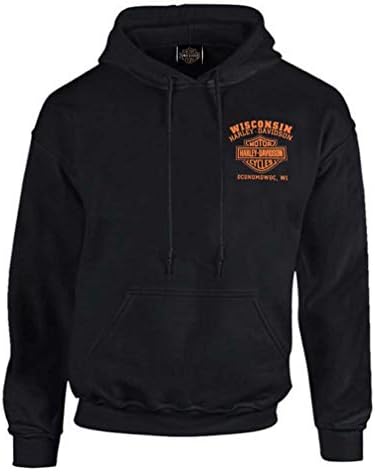 Harley-Davidson Men's Eagle Piston Fleece Pullover Sweatshirt